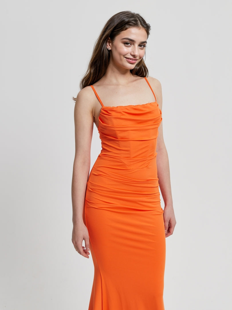 Maxi Gathered Cami Dress 107375