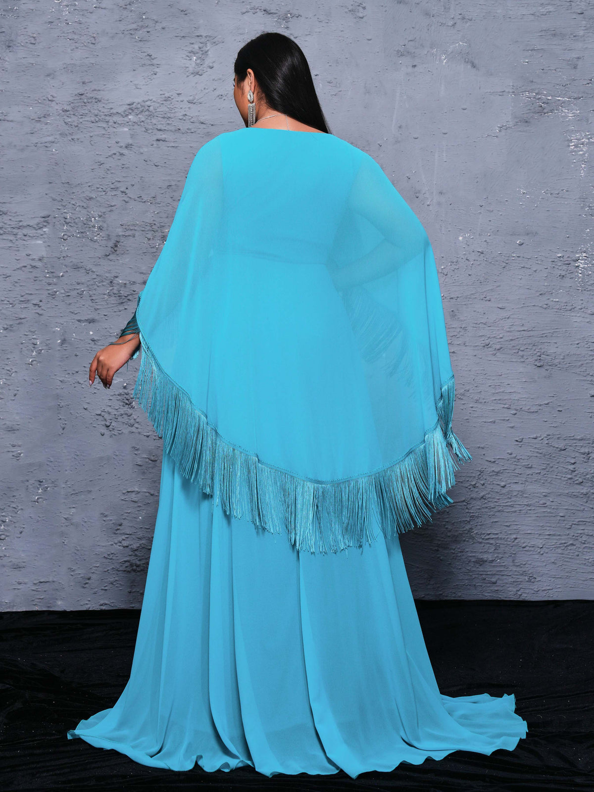 Plus Size Belted Arabian Dresses 1288402