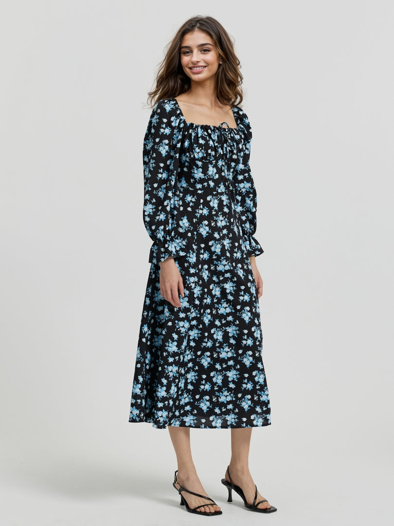 Ruffle A-Line Dress 112509
