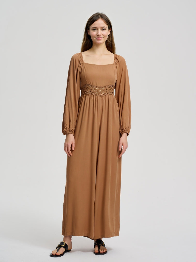 Lace-trimmed Jumpsuit 113967