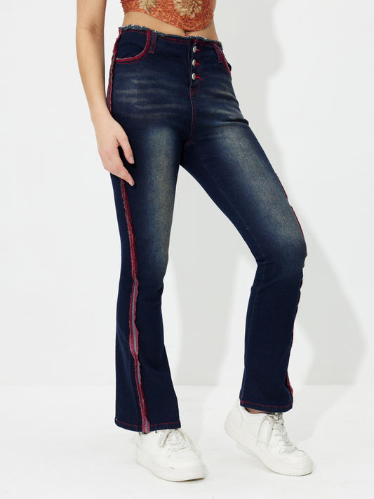 Raw Hem Skinny Jeans 1245402