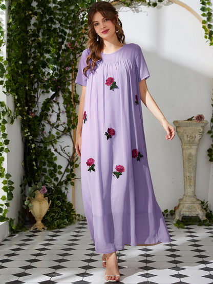 Applique Arabian Dresses 1288552