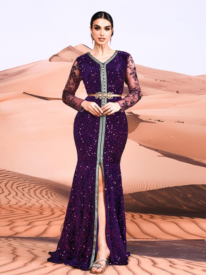 Ruffle Arabian Dresses 1307992