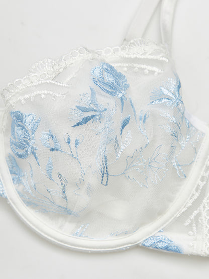 Embroidered Push Up Bra 1238382