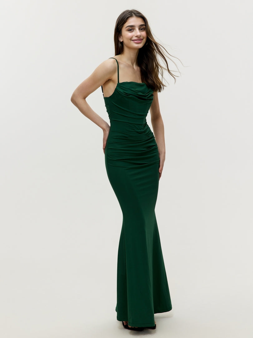 Maxi Gathered Cami Dress 107375