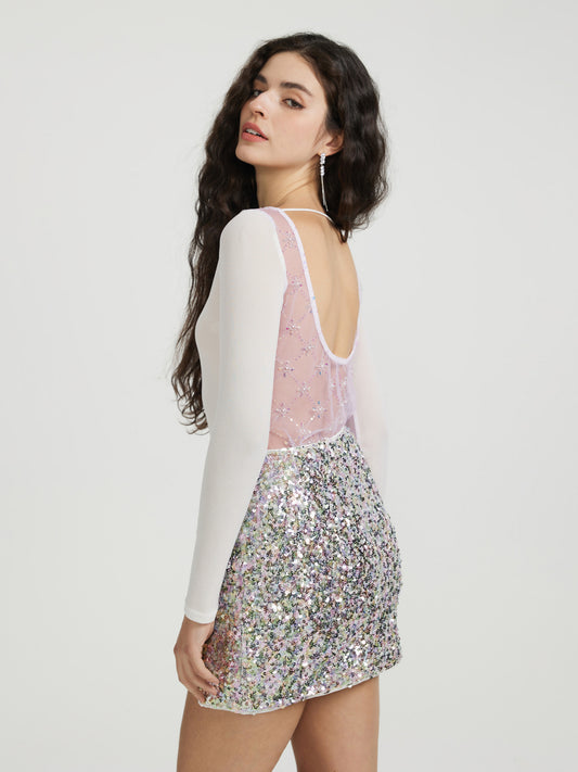 Sheer Pullover T-Shirt 114781