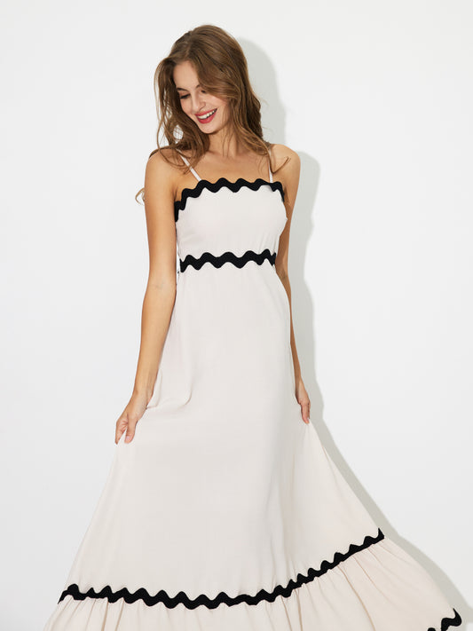 Smocking A-Line Dress 118540