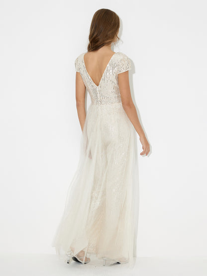 Sequinned Jumpsuit 120012