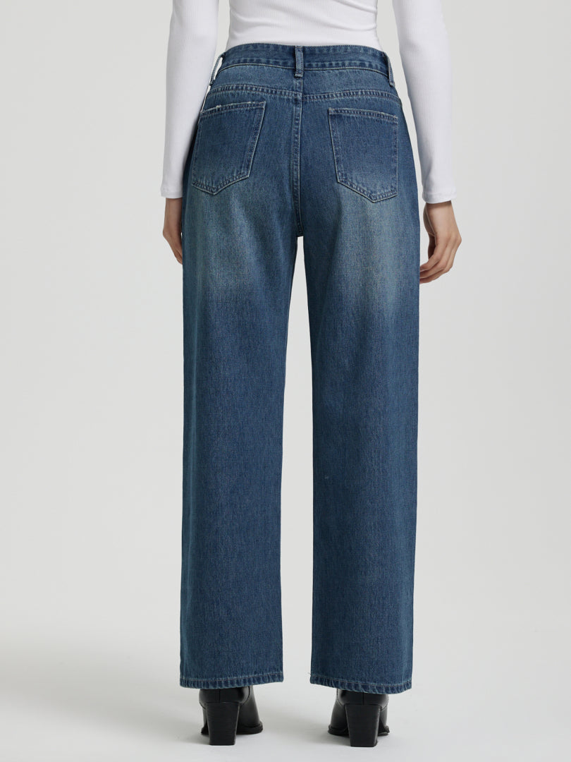 Straight Leg Jeans 116915