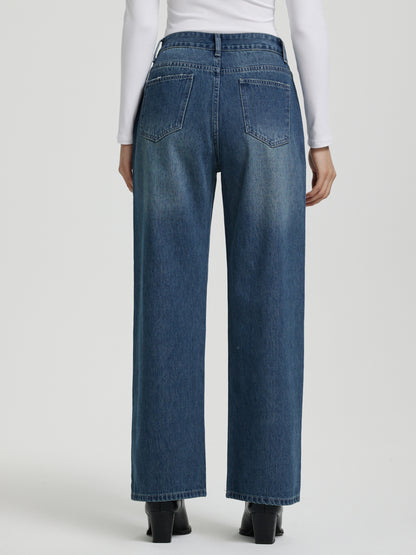 Straight Leg Jeans 116915