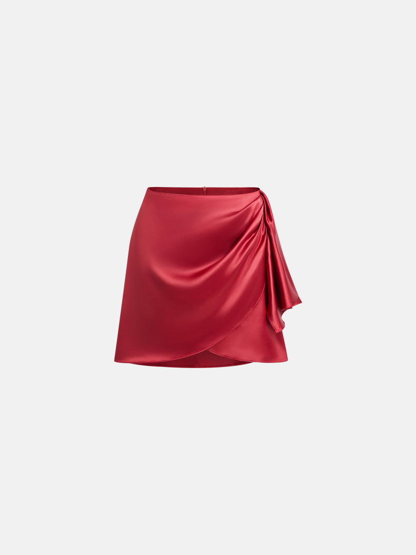 Wrapped A-Line Skirt 1252422