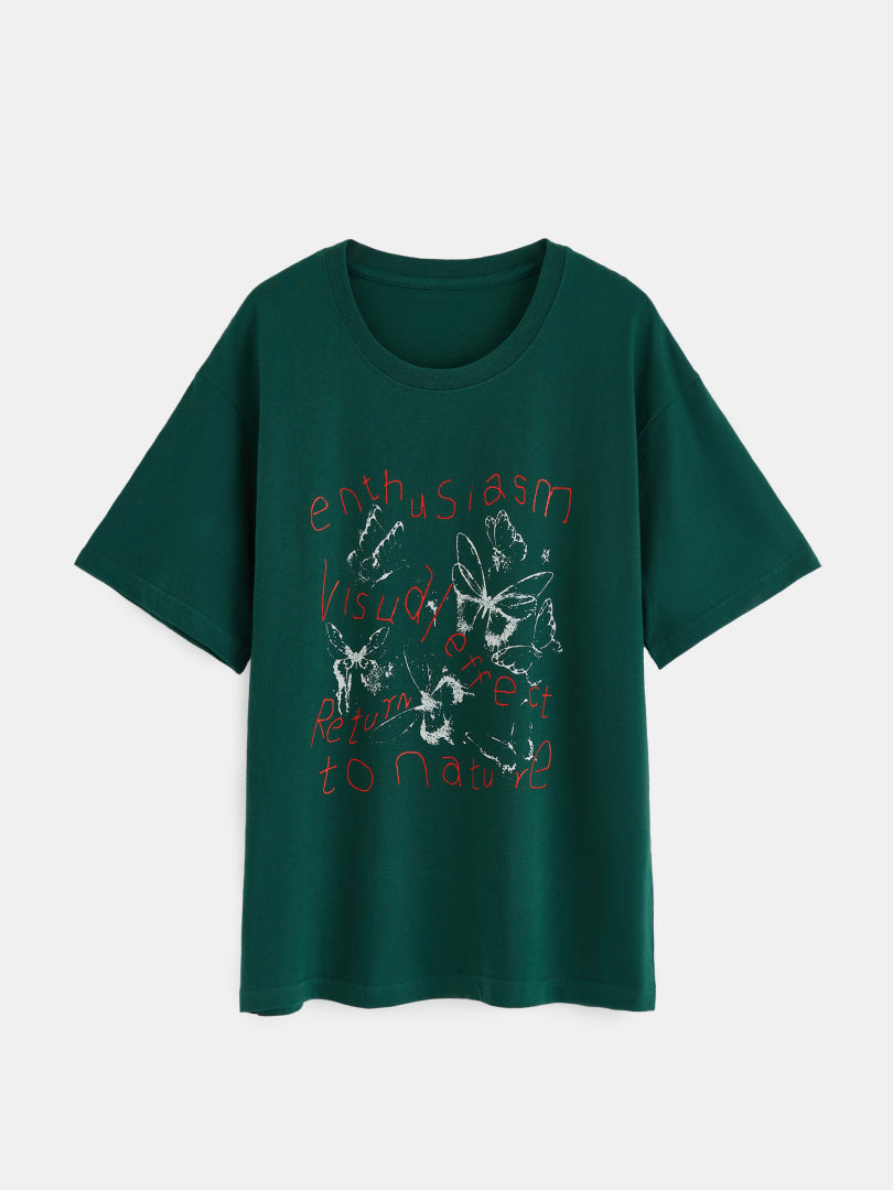 Printed Pullover T-Shirt 1267902