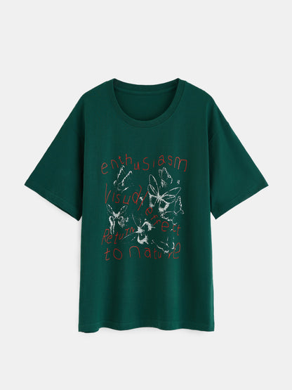 Printed Pullover T-Shirt 1267902