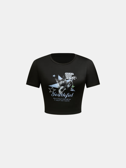 Printed Pullover T-Shirt 1276772