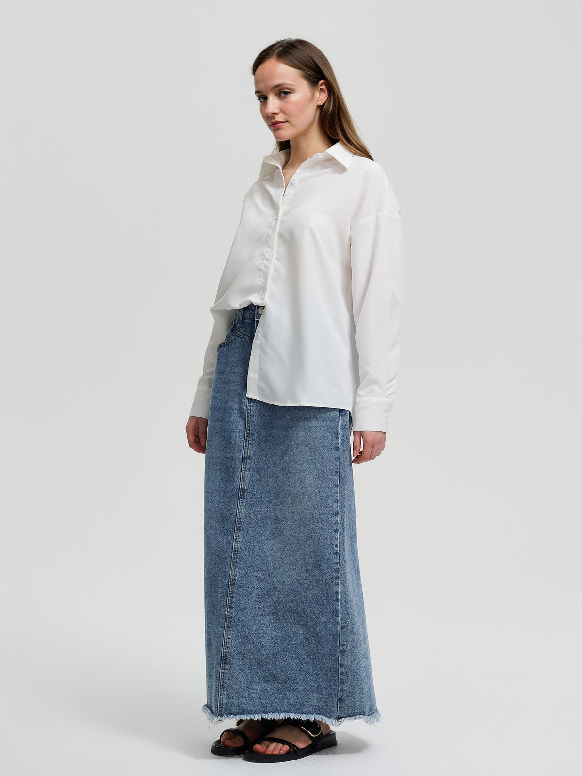 Placket Blouse 113163