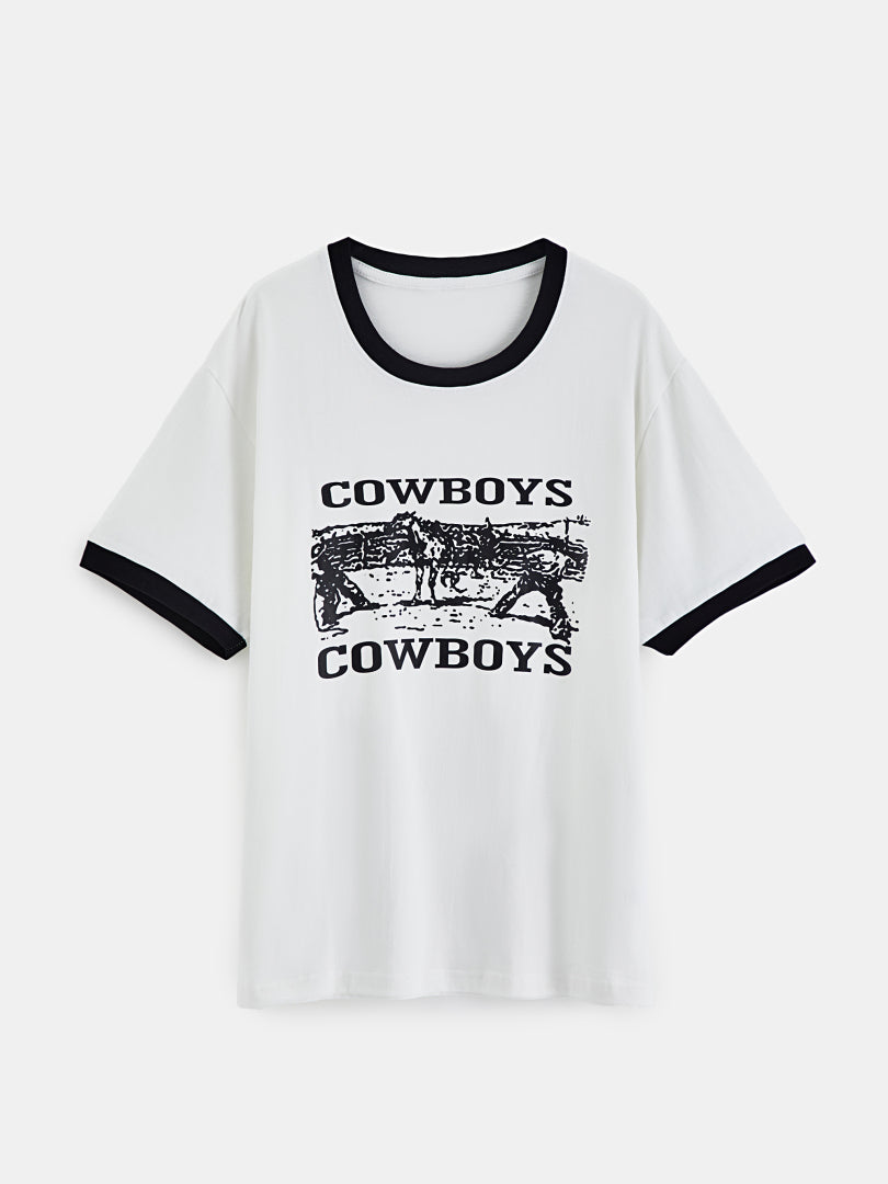Printed Pullover T-Shirt 1253612