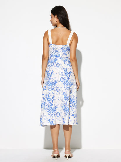 Patchwork A-Line Dress 1289102