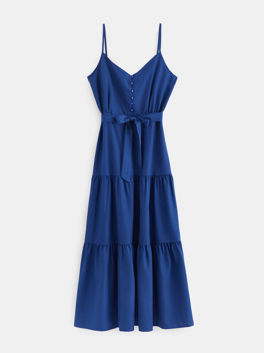 Buttoned A-Line Dress 119352
