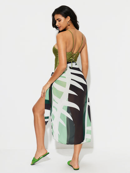 Lace Up One Piece 1289192