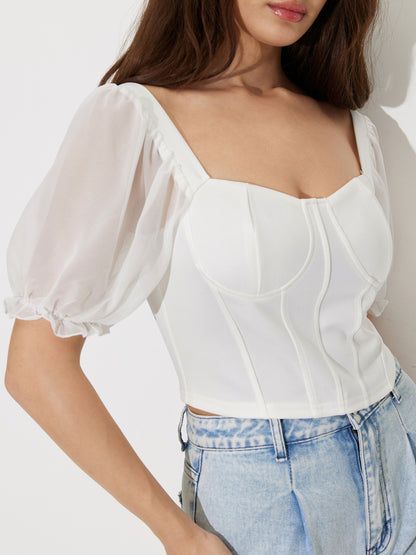 Corset Crop Top  121501