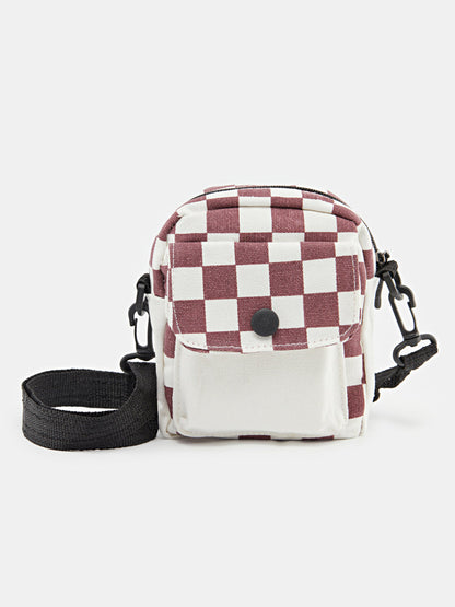 Checked Sling Bag 121002