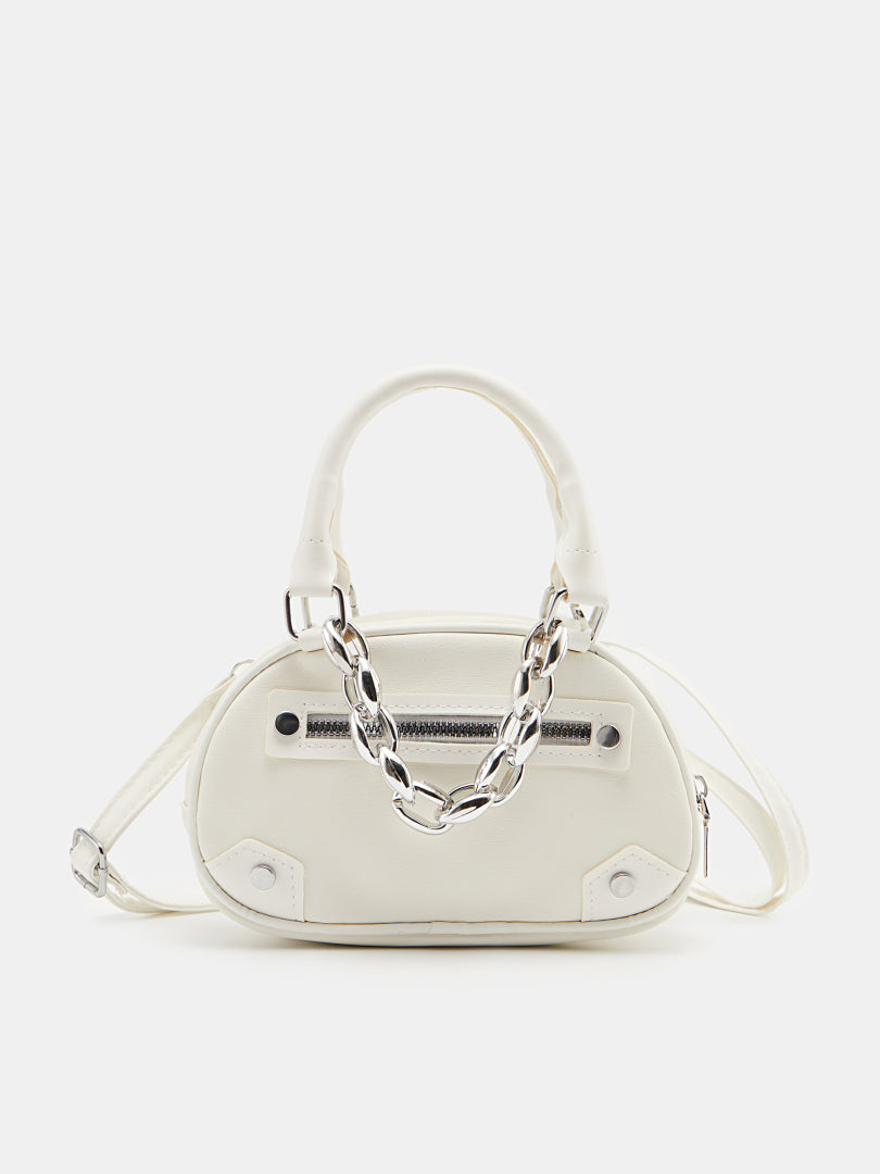 Solid Box Crossbody Bag 1250952