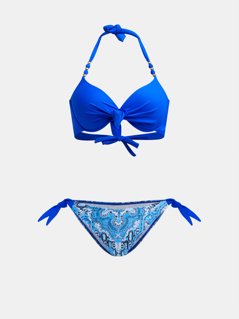 Color Block Bikini Set 1264002