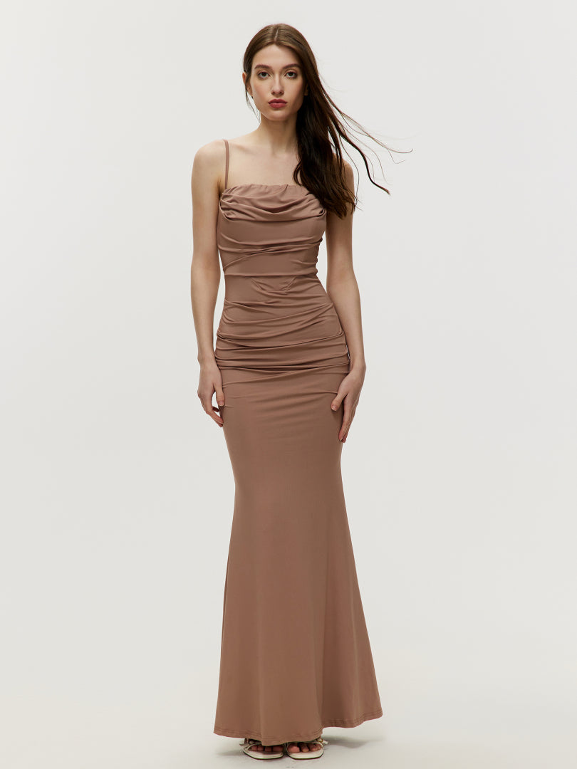 Maxi Gathered Cami Dress 107375