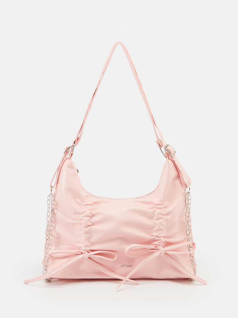 Solid Bucket Shoulder Bag 1281372