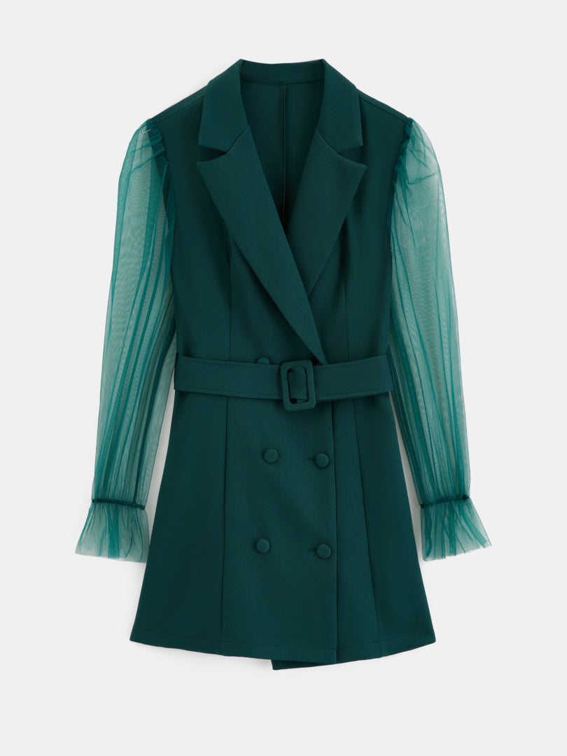 Patchwork Blazer Dress 1251502