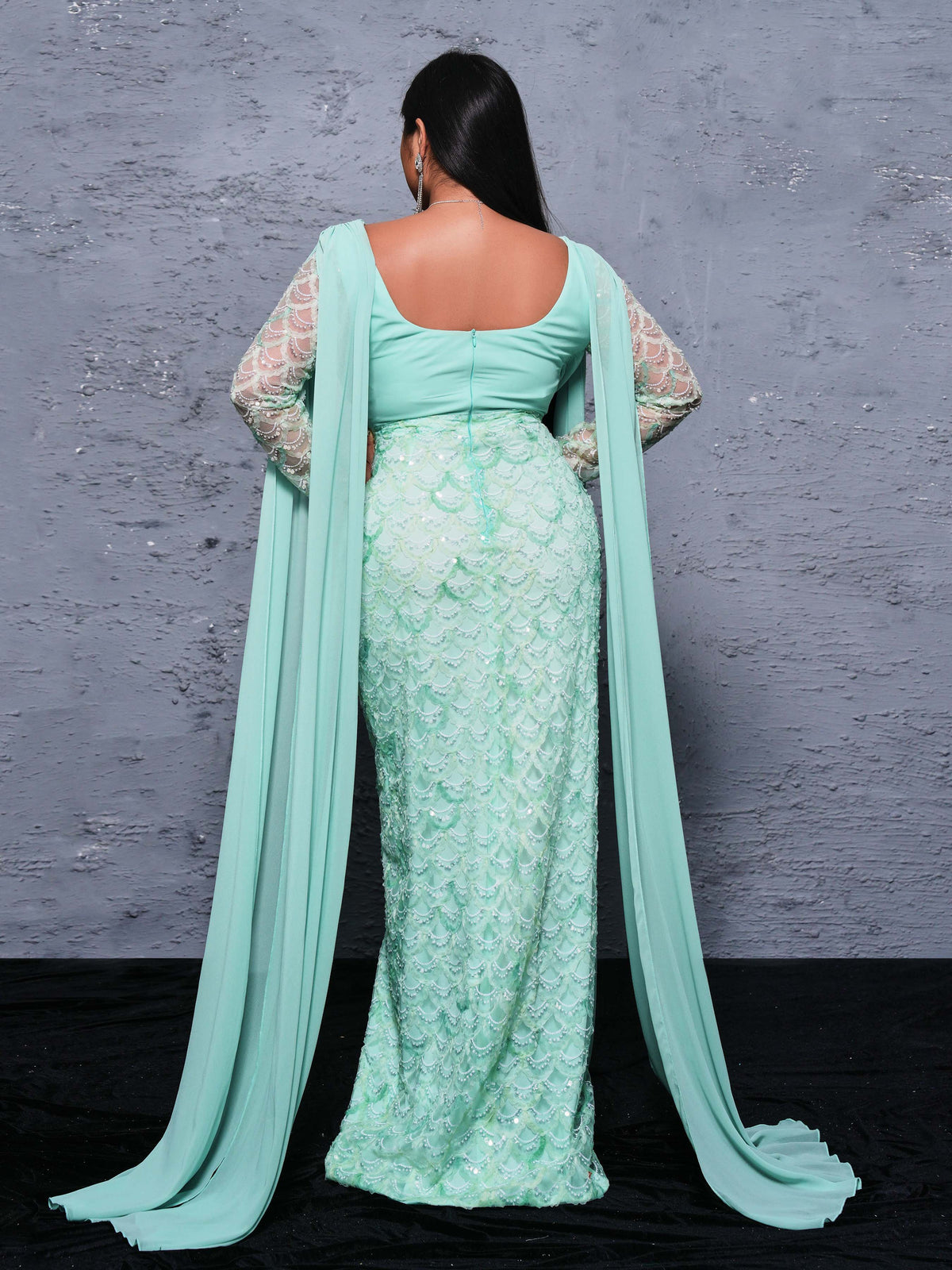 Plus Size Ribbon Arabian Dresses 1288702
