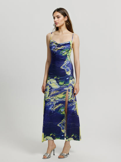 Printed Bodycon Dress 113870