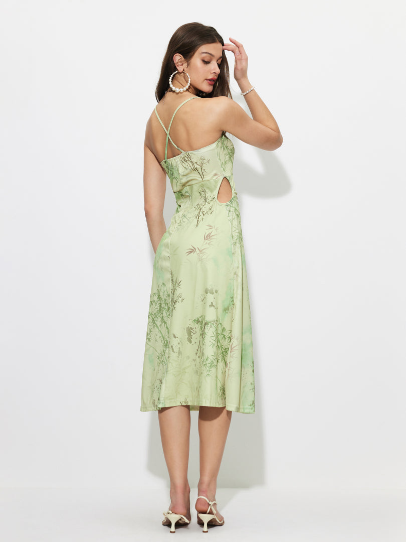 Printed A-Line Dress 1261152