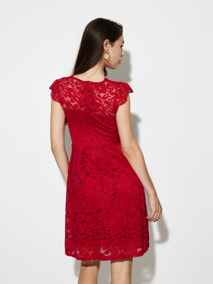 Ruffle A-Line Dress 1276742