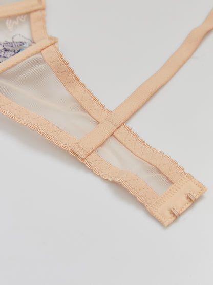 Embroidered Bra & Panty Set 116705
