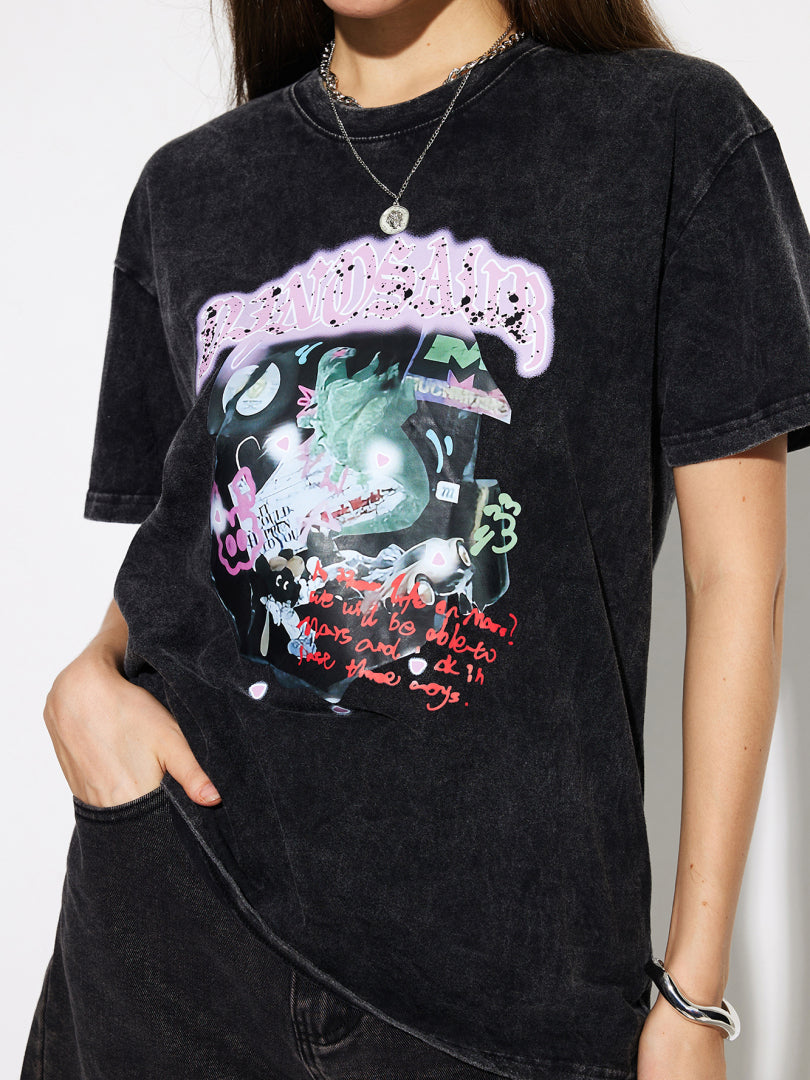 Printed Pullover T-Shirt 1291192