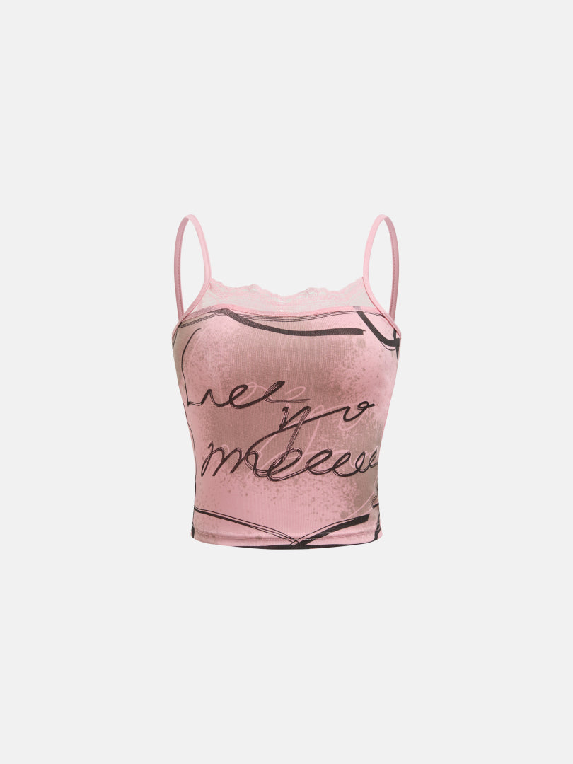 Printed Cami Top 1292402