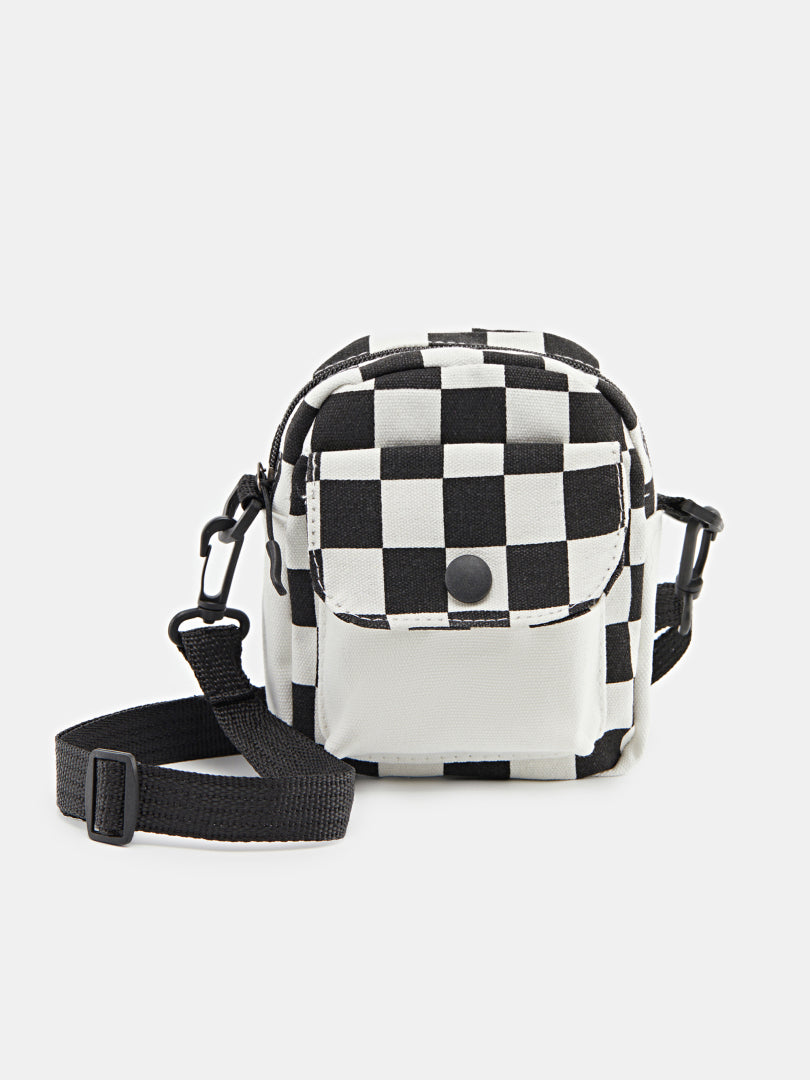 Checked Sling Bag 121002