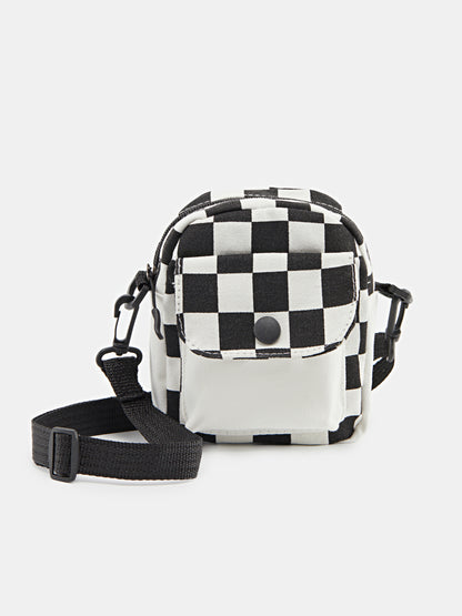 Checked Sling Bag 121002