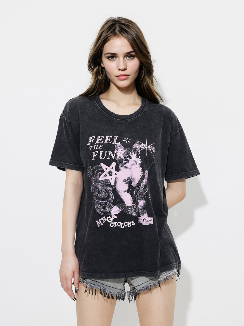 Printed Pullover T-Shirt 1259452