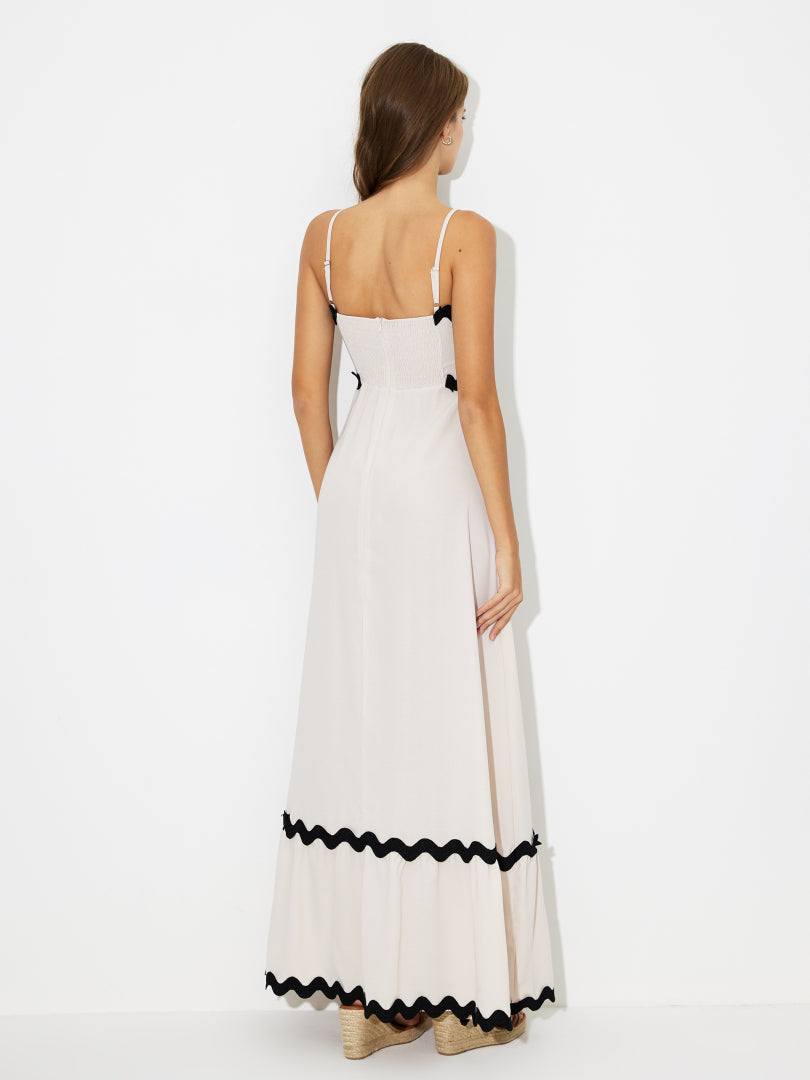 Smocking A-Line Dress 118540