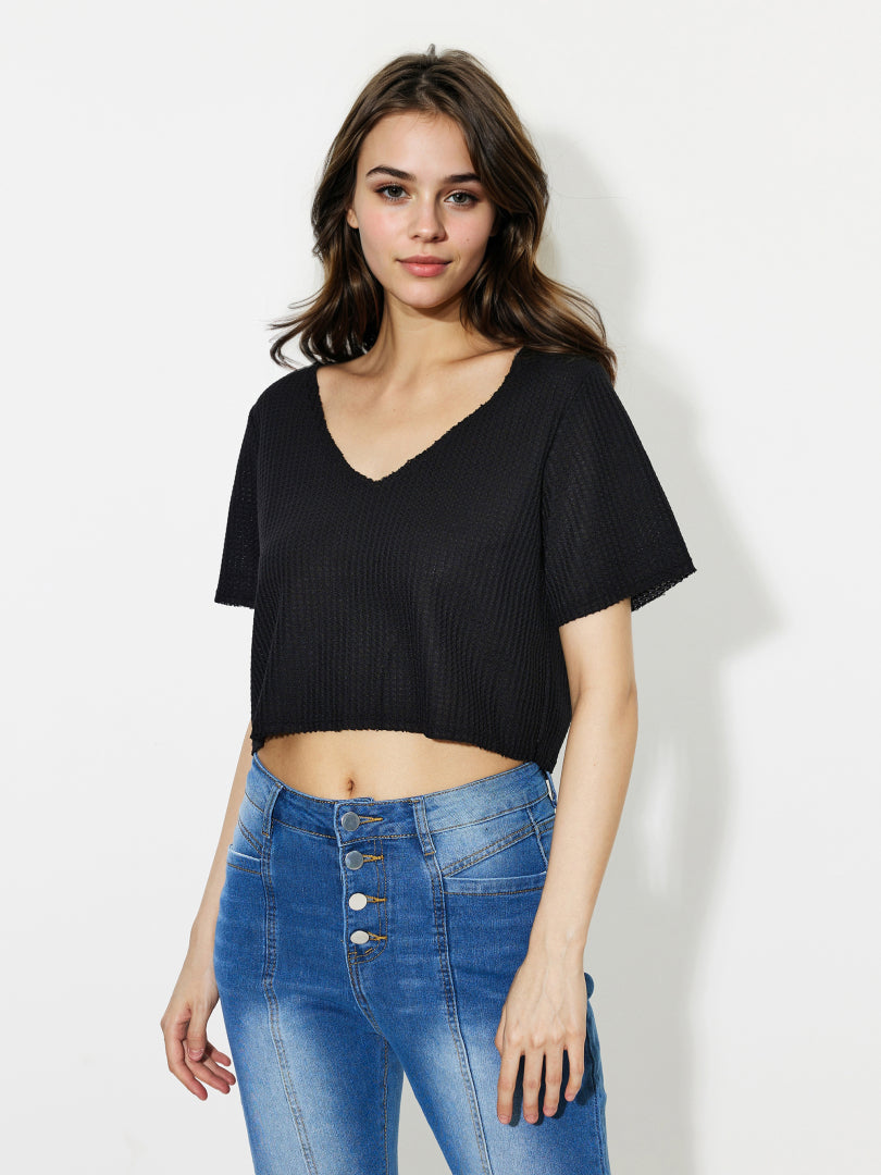 Raw Hem Top 1247272