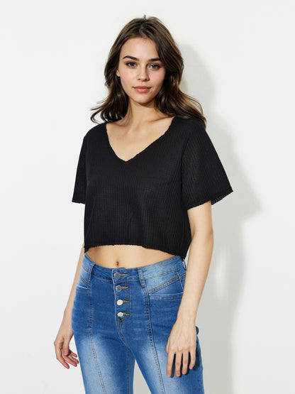 Raw Hem Top 1247272