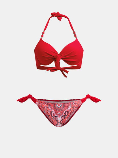 Color Block Bikini Set 1264002
