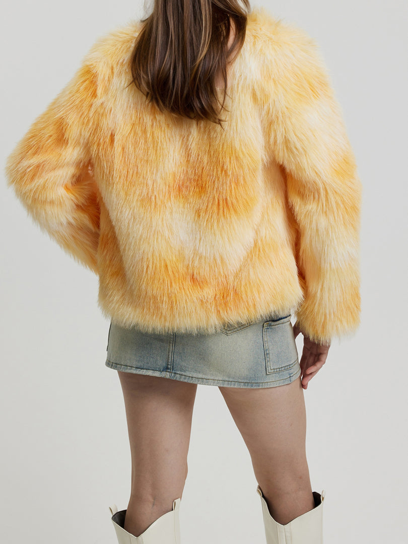 Faux Fur Coat 114441