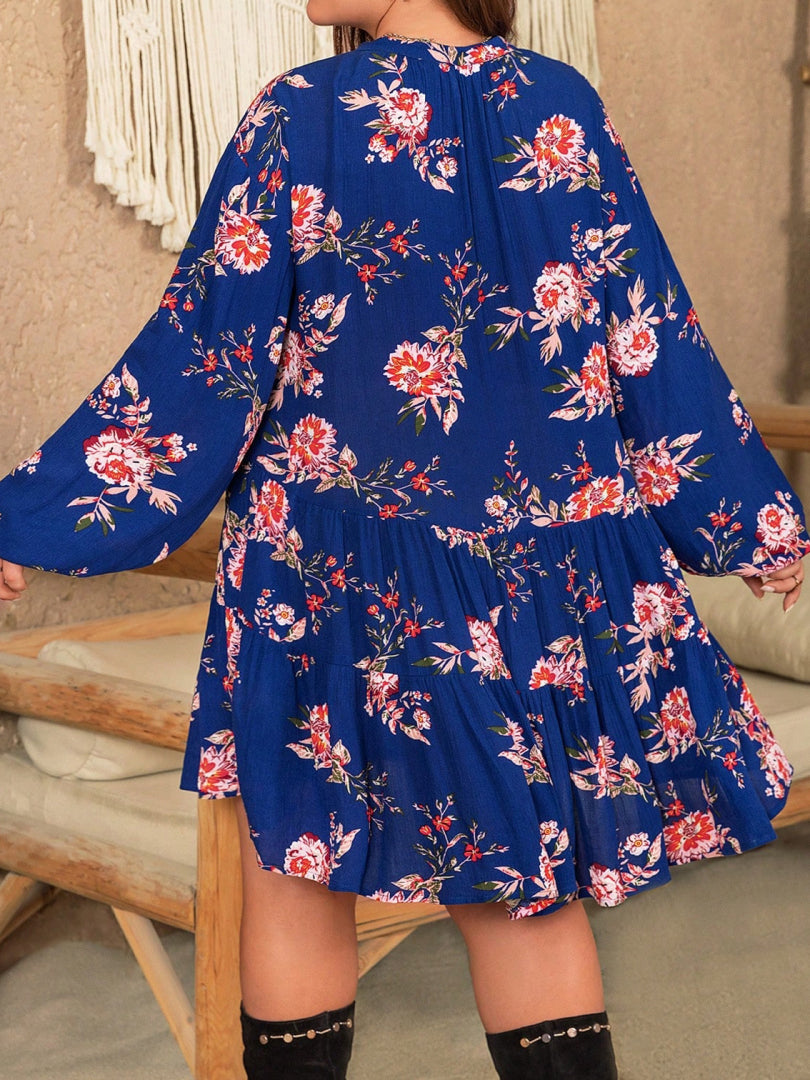Plus Size Printed Tunic Dress 1233082