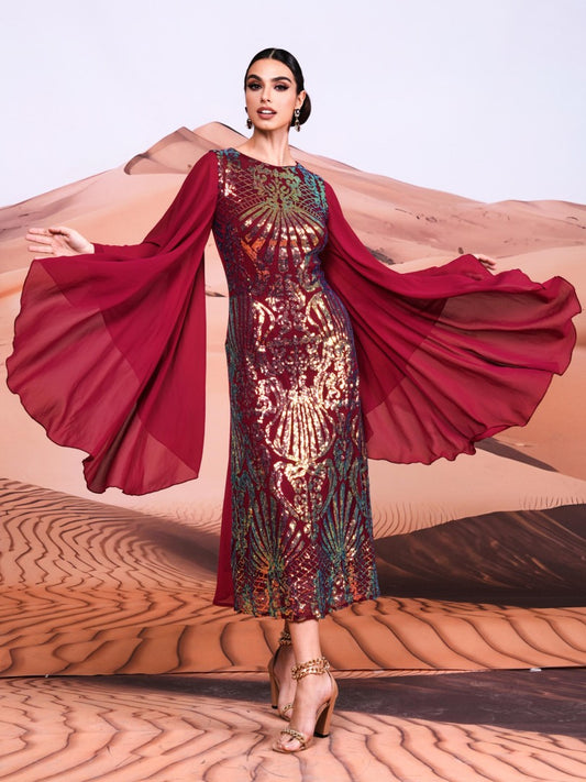 Sequinned Arabian Dresses 1321342