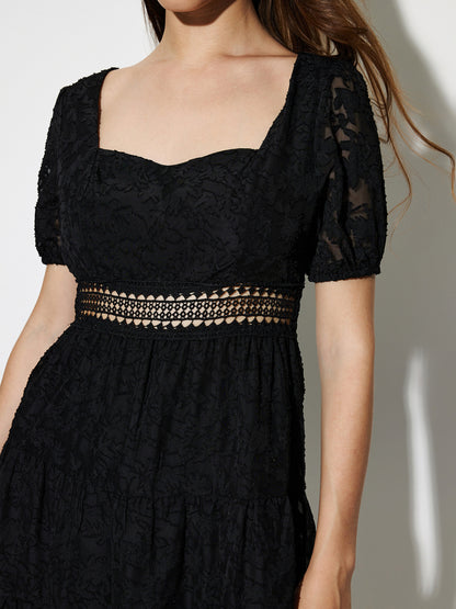 Patchwork A-Line Dress 1277142
