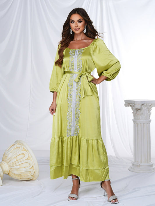 Lace Up Arabian Dresses 1282992