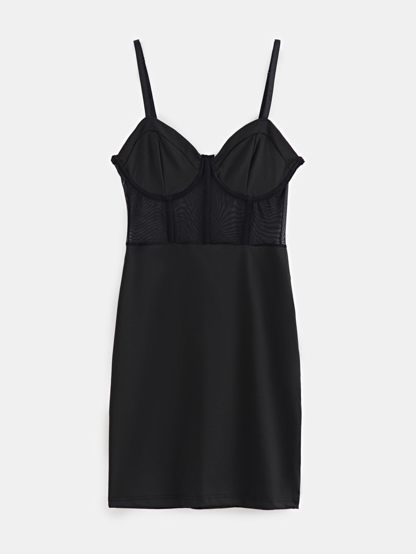 Patchwork Bodycon Dress 120187